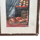 Dessin miniature sous verre