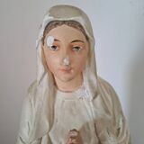 Plaster statue of the Virgin