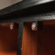 Florence Knoll sideboard in black oak and chrome for Knoll International, 1960s