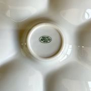 2 assiettes à huîtres porcelaine  Apilco France