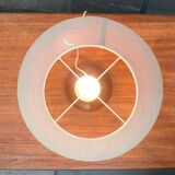 Mid-century Danish glass table lamp by Holmegaard