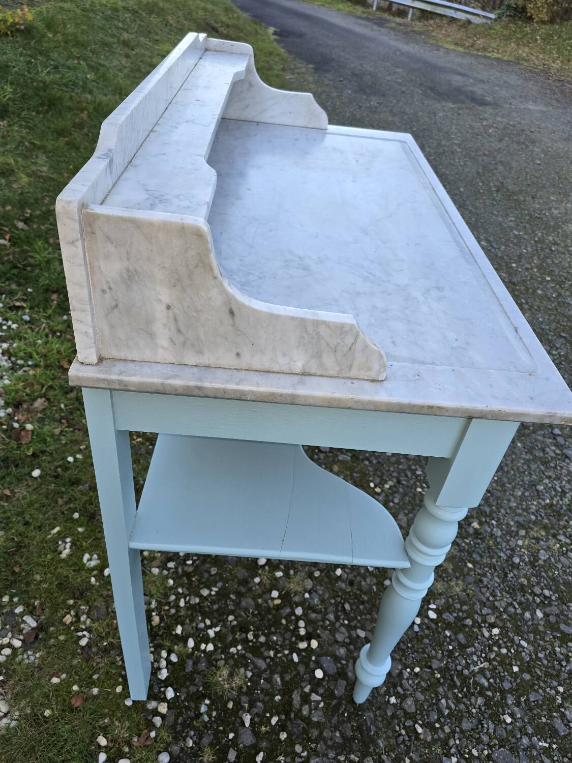Marble top dressing table old white marble top dressing table