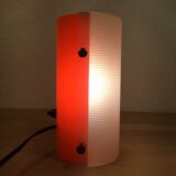 Orange lamp space age 70s cylindrical