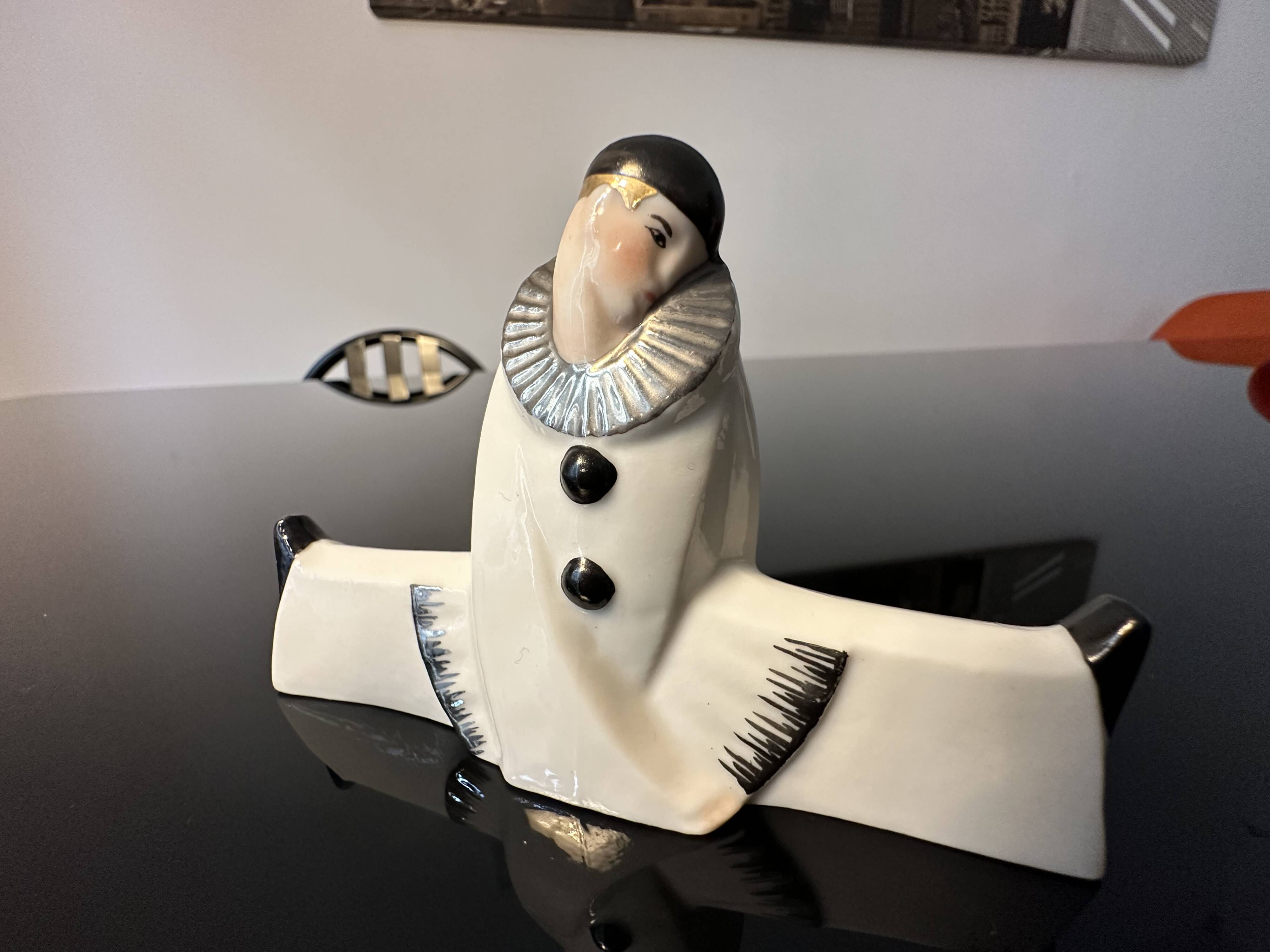 Knife holders (set of 10), Pierrot & Colombine