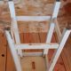 Vintage kitchen stool with handle