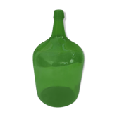 Dark green glass demijohn, vintage