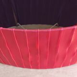 Pink and purple moiré lampshade