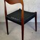 Dining Chair – Teak & Black Danish Cord,  1960
