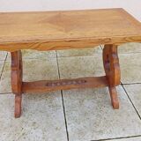 Vintage mountain chalet coffee table