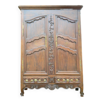 Louis XV Period 18th Century Oak Lorraine Wardrobe