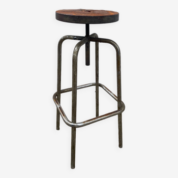 Tabouret industriel vintage