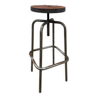 Vintage industrial stool