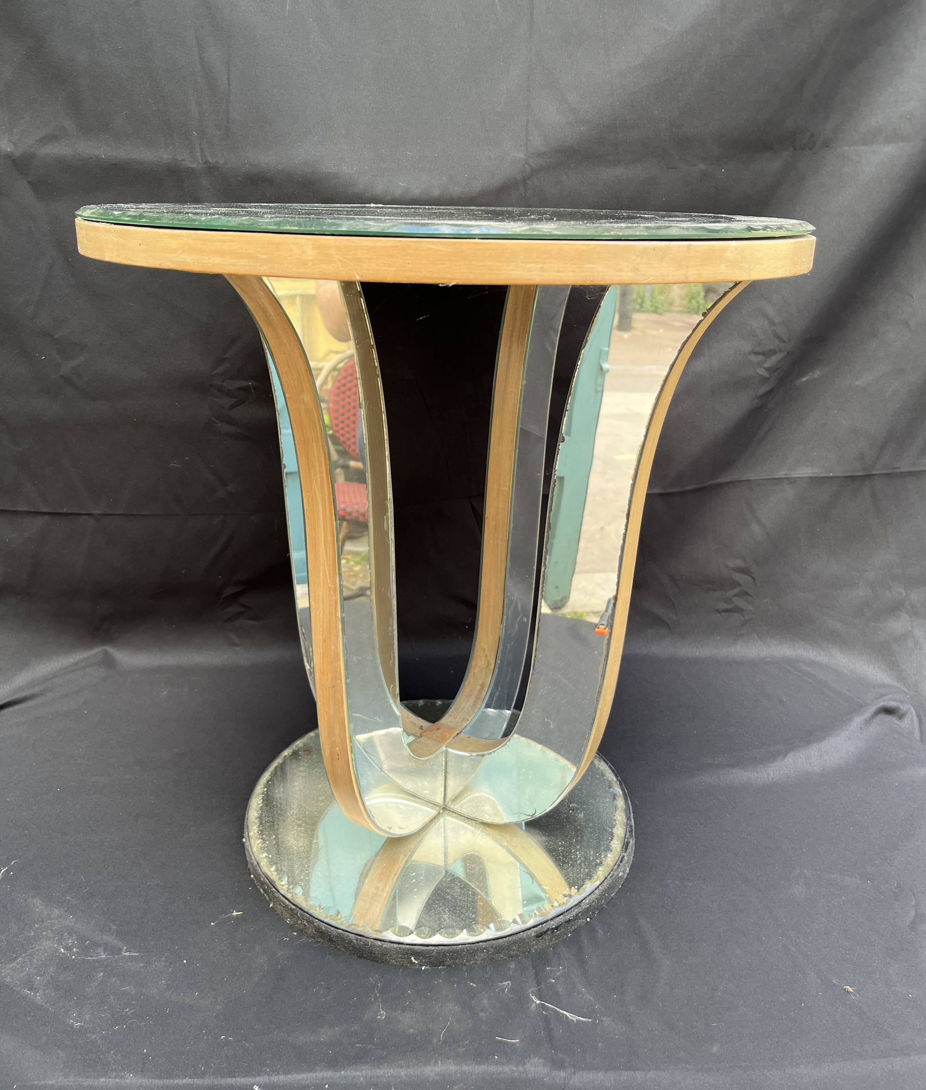1950s Pedestal Table