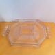 Art Deco glass appetizer tray