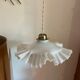Suspension or walkman in vintage opaline