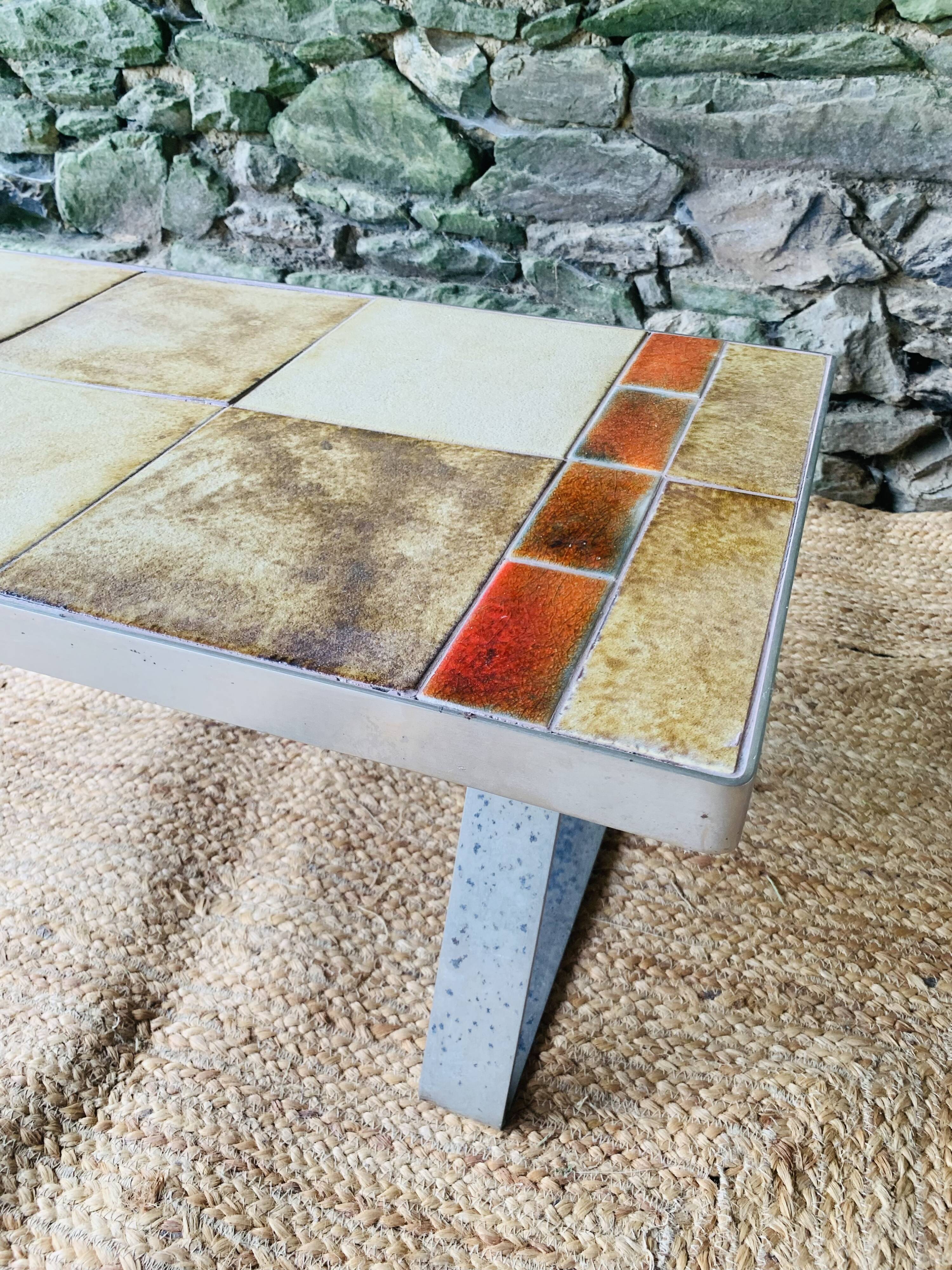 Vintage ceramic coffee table – 1970s