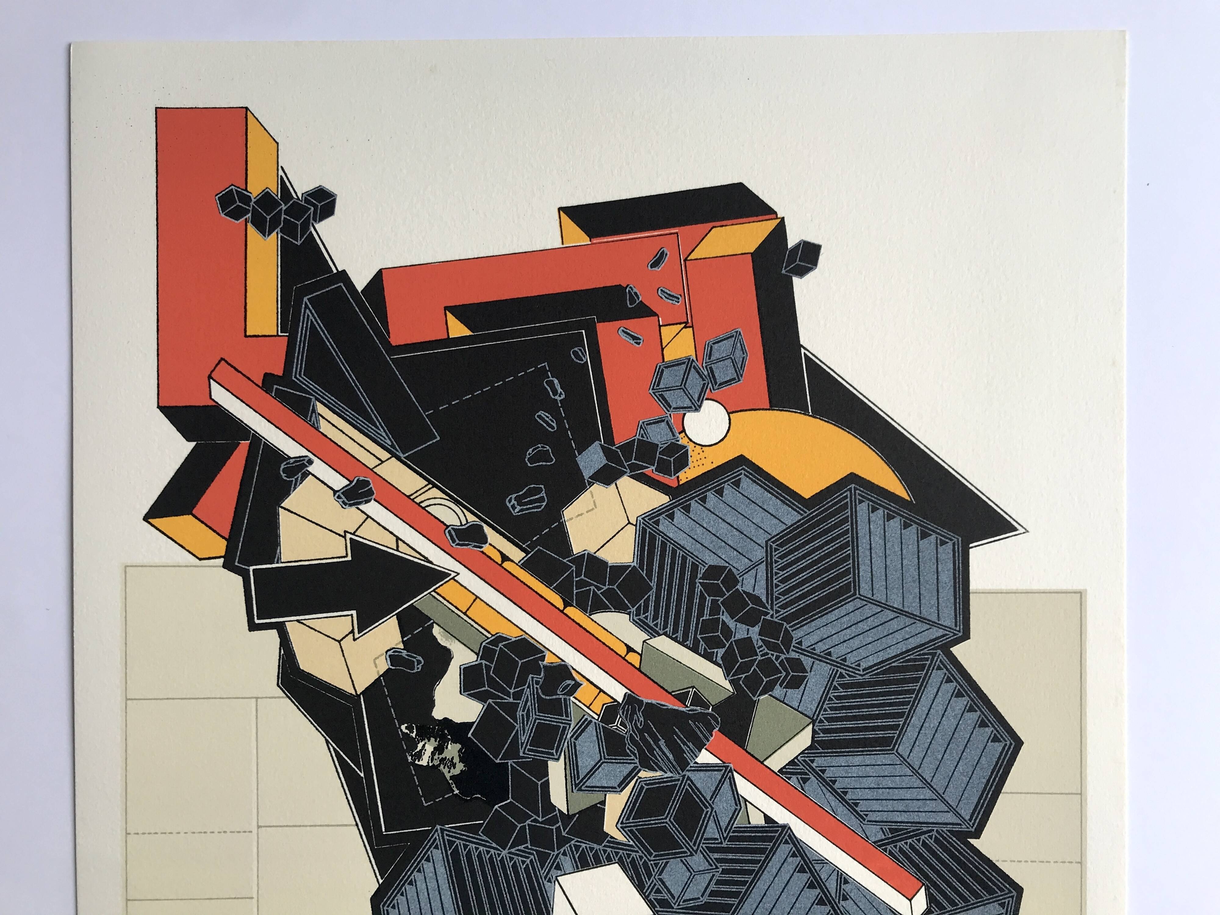Alain le yaouanc, la terre, 1978. lithographie originale signée au crayon