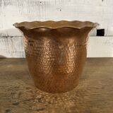 Ancien pot de fleurs en cuivre