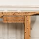 Old small workbench with drawer, beautiful original patina, 1920.