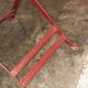 Sheet metal table and chairs