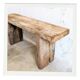 Banc Ancien Bois Brut Vintage Atelier