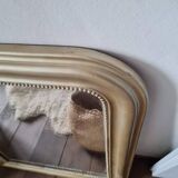 Miroir ancien doré Louis Philippe 88 x 72
