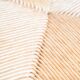 2 low bedroom chairs in hand-woven rice straw, 1950s/1960s
