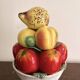 Fruit Bowl Centre Table Enamelled Ceramic Barbotine Vallauris Style