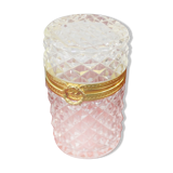 Cut glass jewelry box