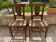 Paire de chaises artisanales xix’ en noyer et paillage