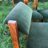 Four chairs with swivel back