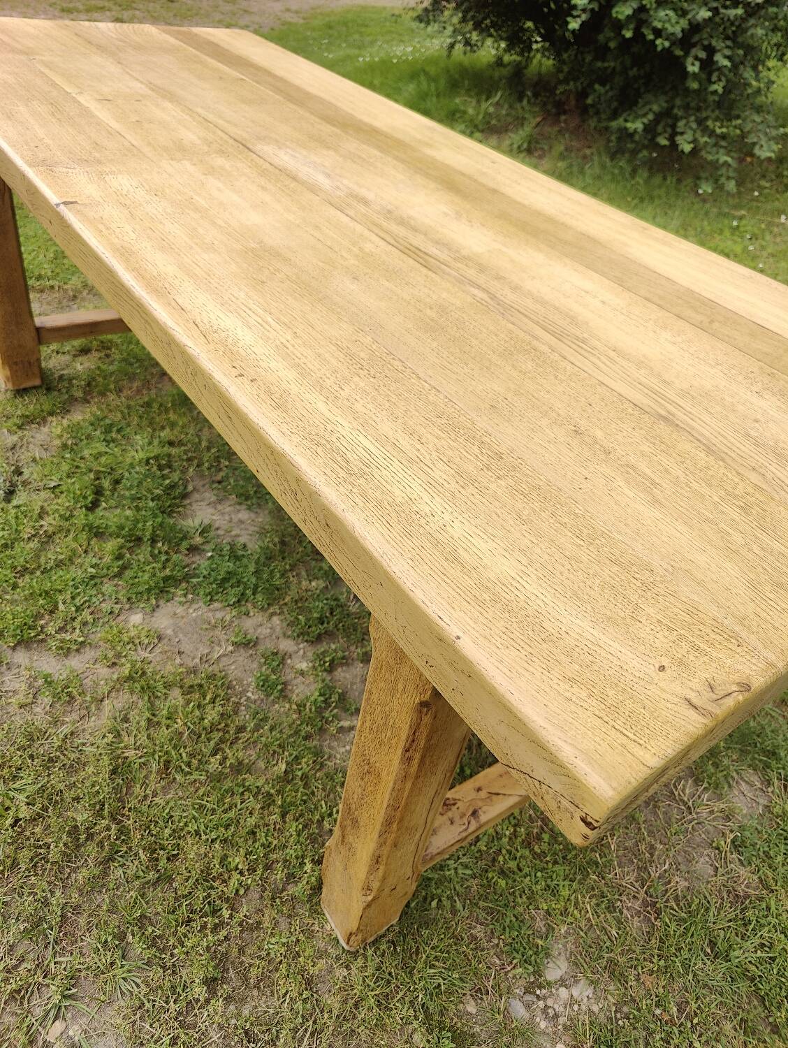 Oak farmhouse table