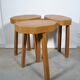 Lot de 3 Table d'appoint tripode 1960