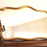 Gilded mirror XXL style Rocaille Louis XV