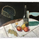 Old painting oil on canvas still life
