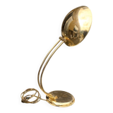 Massive UFO Gold Desk Lamp - 1970s