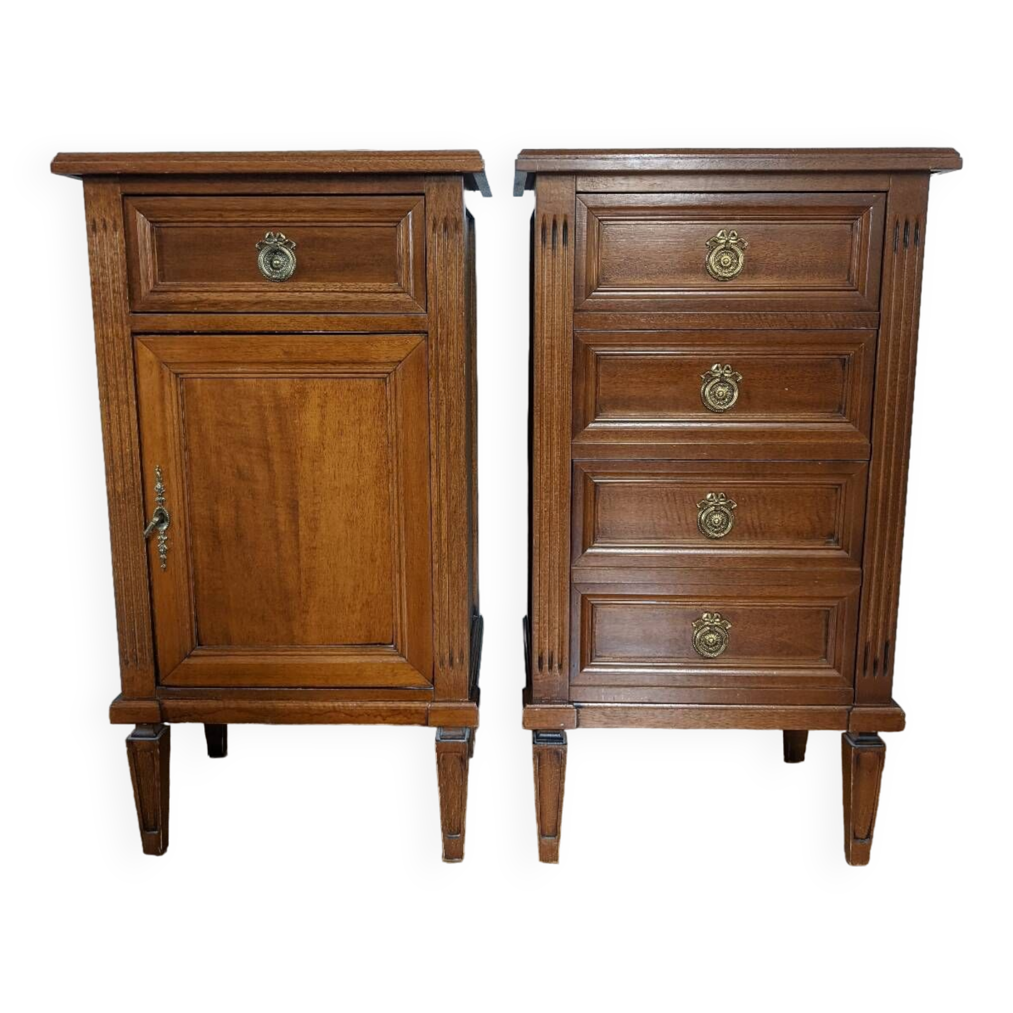 Louis XVI chiffonier and small furniture set