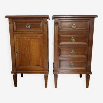 Louis XVI chiffonier and small furniture set