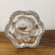 Twisted crystal vase, signed