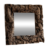 Mirror, natural cork frame