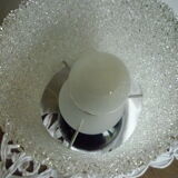 Vintage bedside lamp in Perspex, granite resin 1950