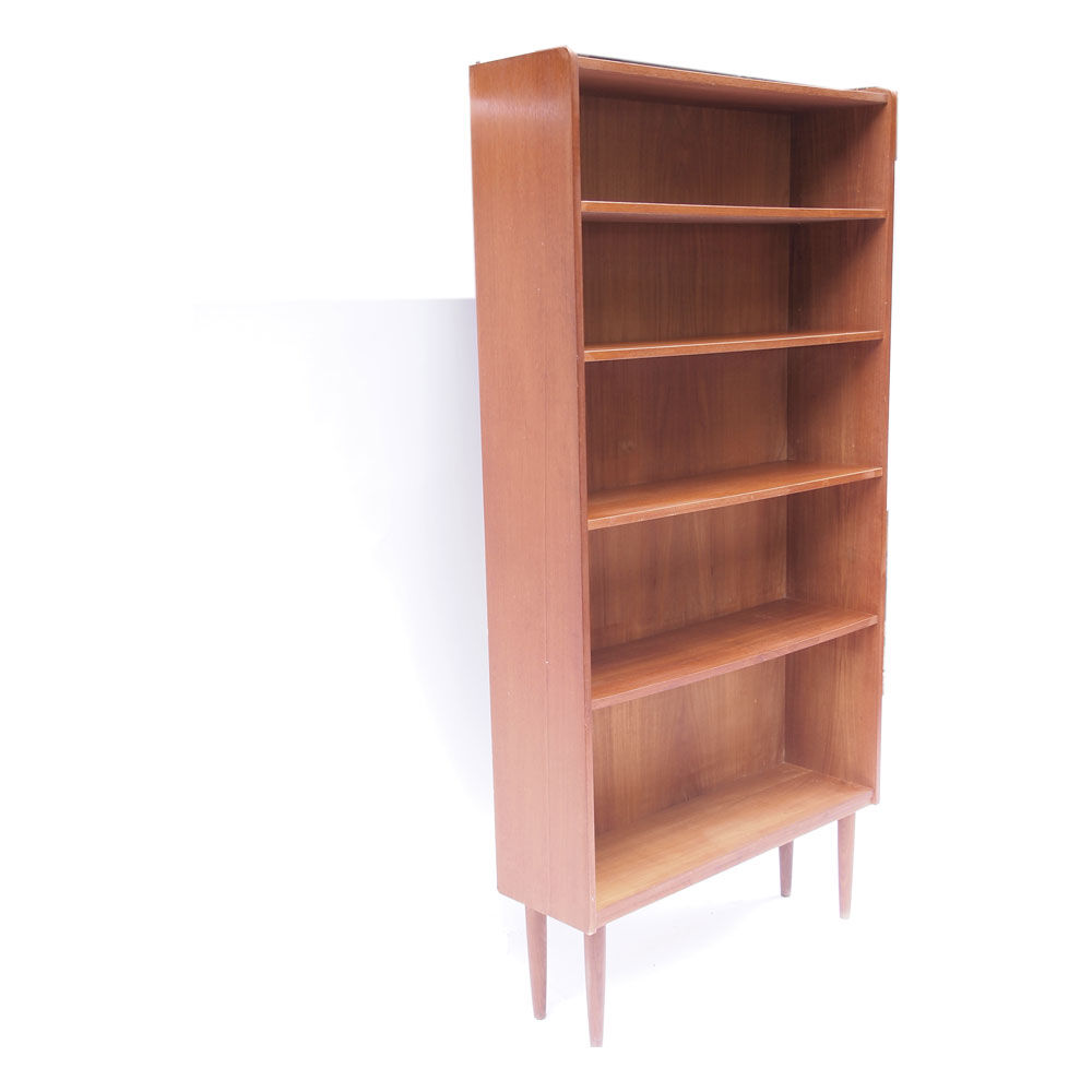Scandinavian Danish bookcase shelves vintage 60