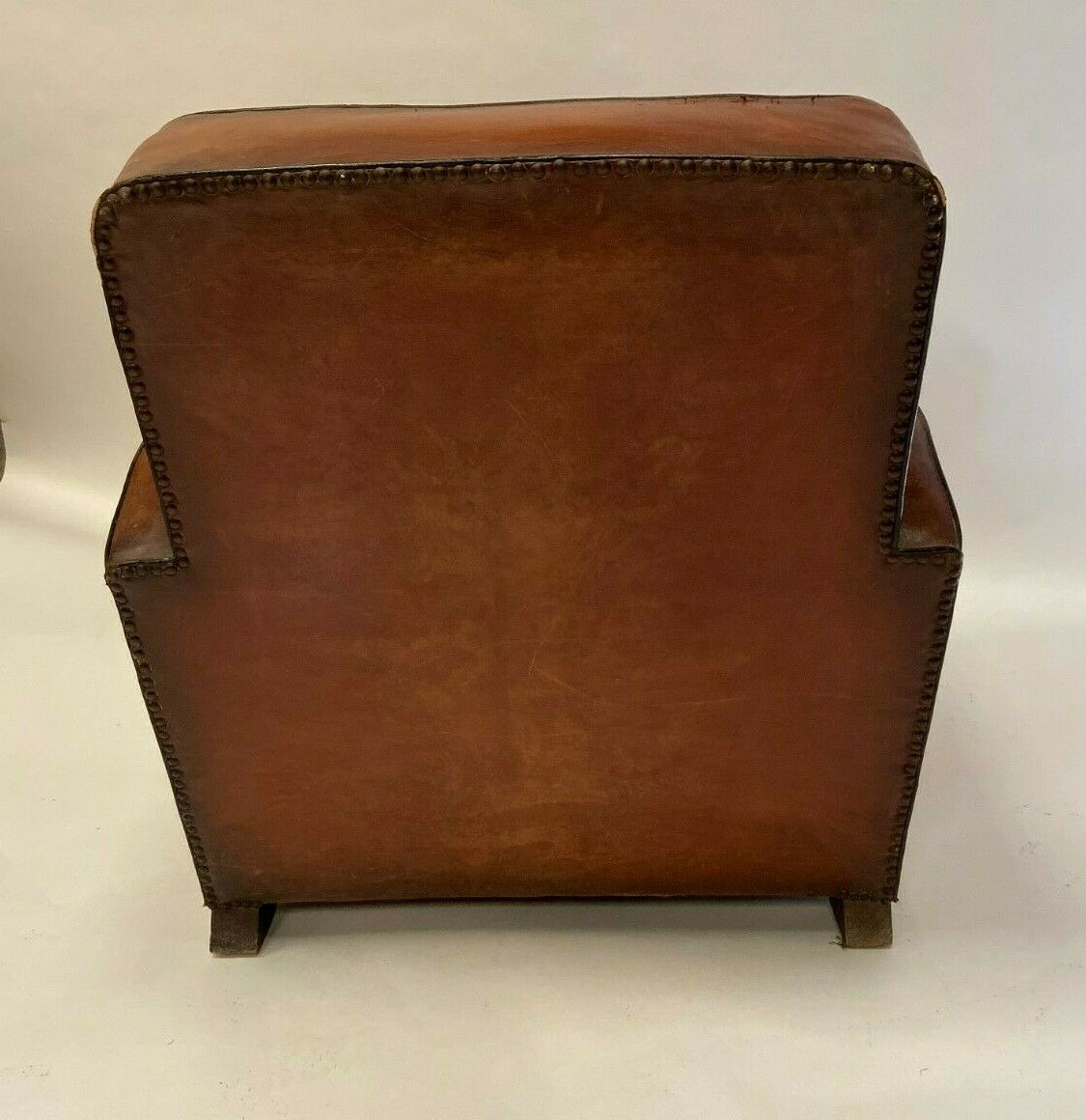 Leather club armchair 1930