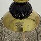Blown Murano Glass and Brass Pendant Lamp