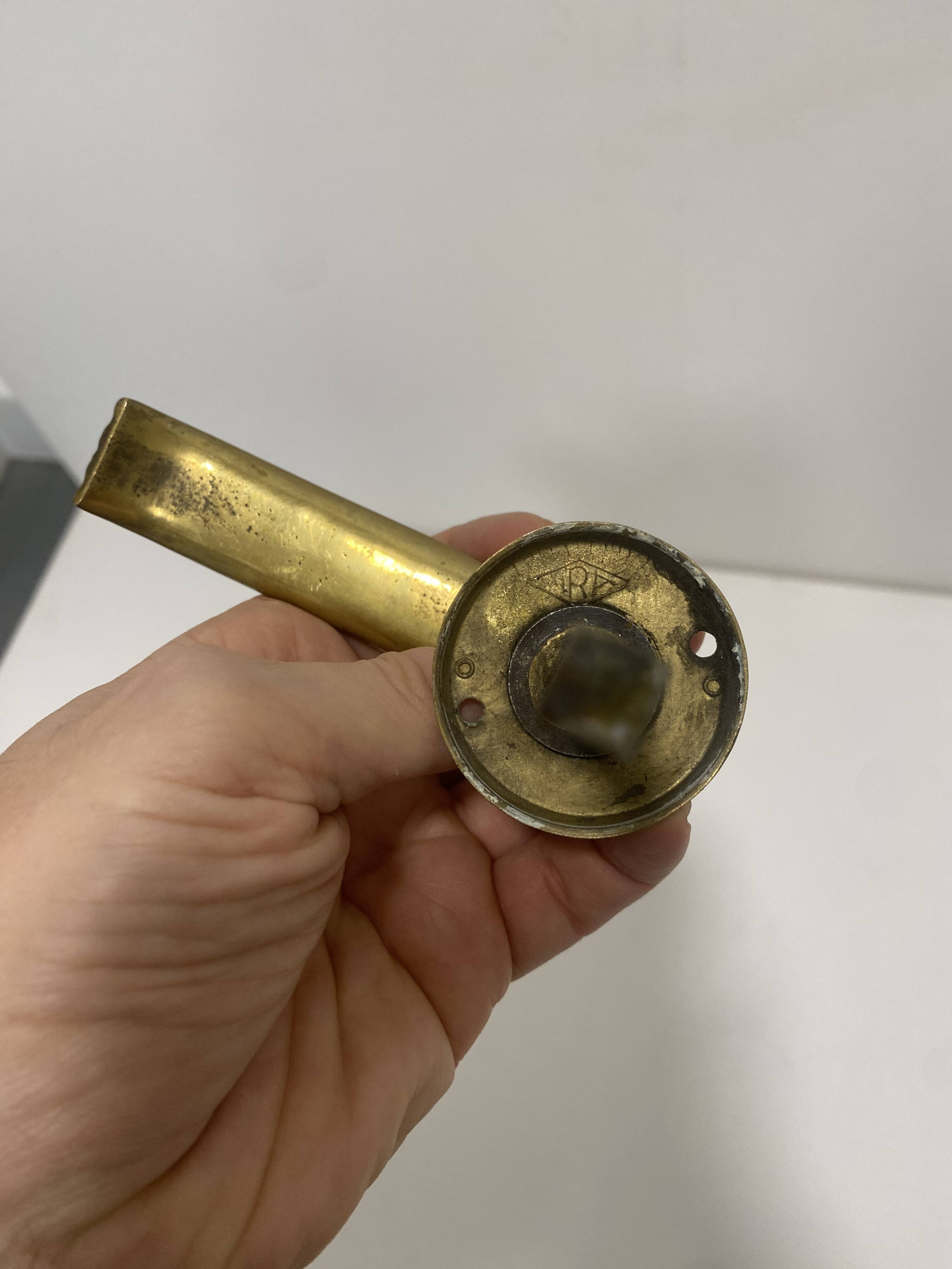 Gio Ponti Brass Door Handle Art Deco 1930s Italian Midcentury Architecture