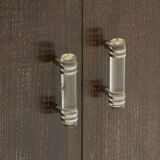 Modernist Art Deco oak cabinet, France, 1940s