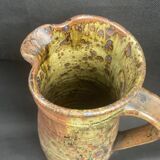 Old large glazed stoneware pitcher