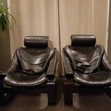 Paire de fauteuils Kroken