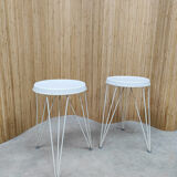 Set of 2 Dutch wire stools Pilastro Tjerk Reijenga