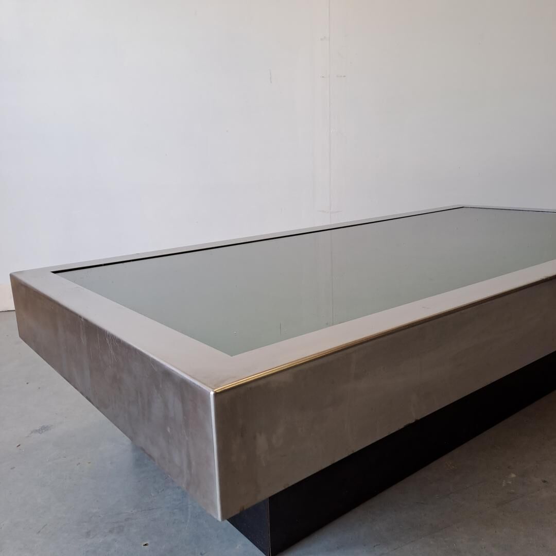 Mirror coffee table 1970